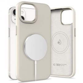 Cosmic Latte dėklas Apple Iphone 14 "Tech-Protect Silicone Pure Magsafe"