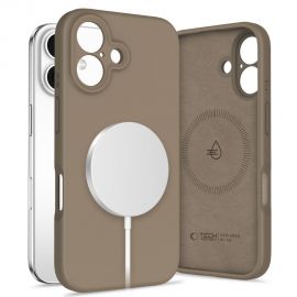 Rudas dėklas Apple Iphone 16 "Tech-Protect Liquid Silicone Magsafe"