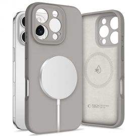 Pilkas dėklas Apple Iphone 16 Pro "Tech-Protect Liquid Silicone Magsafe"