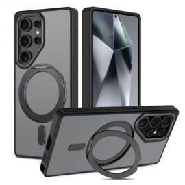Juodas matinis dėklas Samsung Galaxy S25 Ultra "Tech-Protect Magring Magsafe"