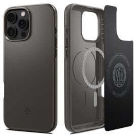 Pilkas dėklas Apple Iphone 16 Pro "Spigen Thin Fit Mag Magsafe"
