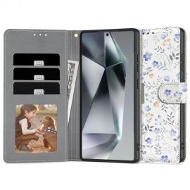 Gėlių atverčiamas dėklas Samsung Galaxy S25 Ultra "Tech-Protect Wallet"