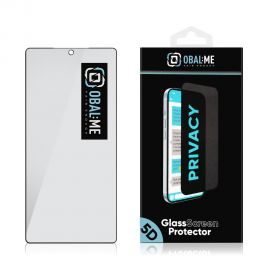 Juodas apsauginis ekrano stikliukas Samsung Galaxy S25 Ultra "OBAL:ME Privacy 5D Glass Screen Protector"