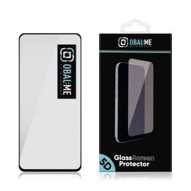 Juodas apsauginis ekrano stikliukas Honor 200 Smart "OBAL:ME 5D Glass Screen Protector"