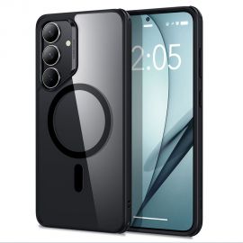 Skaidrus-juodas dėklas Samsung Galaxy S25 Plus "Esr Classic Hybrid Halolock Magsafe"