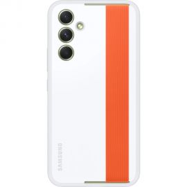 Baltas originalus dėklas EF-XA546CWEE Slim Strap telefonui Samsung Galaxy A54 5G