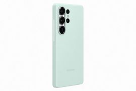 Mėtos spalvos originalus dėklas Samsung Galaxy S25 Ultra "EF-PS938CME Silicone Cover"