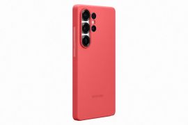 Raudonas originalus dėklas Samsung Galaxy S25 Ultra "EF-PS938CRE Silicone Cover"