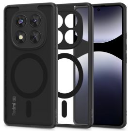 Juodas matinis dėklas Xiaomi Redmi Note 14 Pro 5G / Poco X7 5G "Tech-Protect Magmat Magsafe"