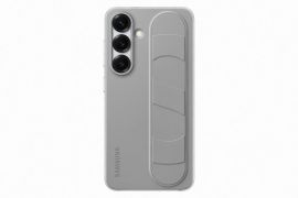 Pilkas originalus dėklas EF-GS931CJE Standing Grip Cover telefonui Samsung Galaxy S25