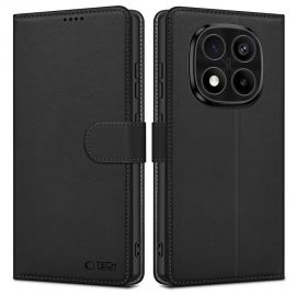 Juodas atverčiamas dėklas Xiaomi Redmi Note 14 Pro 5G / Pro Plus 5G / Poco X7 5G "Tech-Protect Wallet"