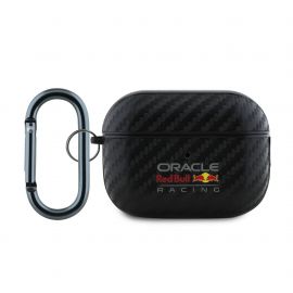 Juodas dėkas AirPods Pro 2 "Red Bull PU Carbon"