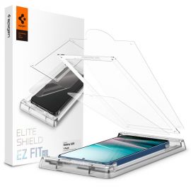 Apsauginis stiklas Samsung Galaxy S25 "SPIGEN ELITE SHIELD EZ FIT HD"