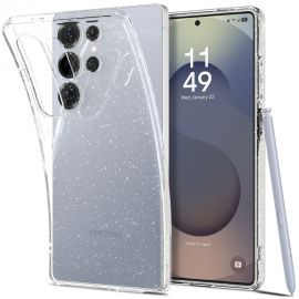 Skaidrus blizgantis dėklas Samsung Galaxy S25 Ultra "Spigen Liquid Crystal"