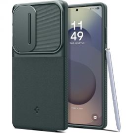 Žalias dėklas Samsung Galaxy S25 Ultra "Spigen Optik Armor"
