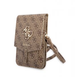 Rudas krepšys Guess PU 4G Metal Logo Phone Bag