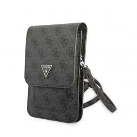 Juodas krepšys Guess PU 4G Triangle Logo Phone Bag