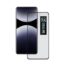 Juodas apsauginis ekrano stikliukas Xiaomi Redmi Note 14 Pro Plus 5G "OBAL:ME 5D Glass Screen Protector"