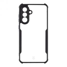 Skaidrus-juodas dėklas Tactical Quantum Stealth telefonui Samsung Galaxy A36 5G
