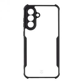 Skaidrus-juodas dėklas Tactical Quantum Stealth telefonui Samsung Galaxy A56 5G