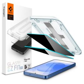 Privatumo apsauginis ekrano stikliukas Samsung Galaxy S24 / S25 "Spigen Glass Tr Ez Fit HD Privacy 2-Pack"