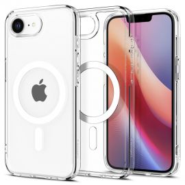 Baltas dėklas Apple Iphone 16E "Spigen Ultra Hybrid Mag Magsafe"