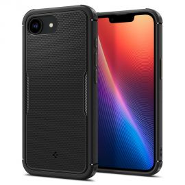 Juodas matinis dėklas Apple Iphone 16E "Spigen Core Armor Mag Magsafe"