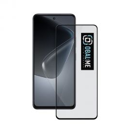 Juodas apsauginis ekrano stikliukas Infinix Hot 50 4G "OBAL:ME 5D Glass Screen Protector"