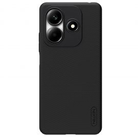 Juodas plastikinis dėklas Xiaomi Redmi Note 14 5G "Nillkin Super Frosted Shield"