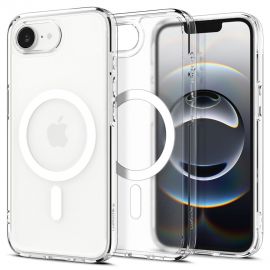 Baltas frost dėklas Apple Iphone 16e "Spigen Ultra Hybrid Mag Magsafe"