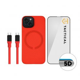 Rinkinys skirtas Apple Iphone 15 "Tactical Red Limited Edition Combo"