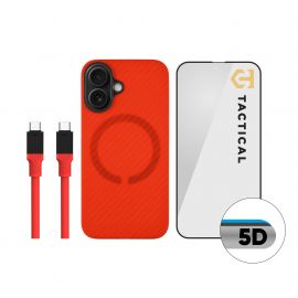 Rinkinys skirtas Apple Iphone 16 "Tactical Red Limited Edition Combo"