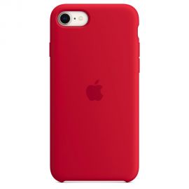 Raudonas originalus dėklas Apple Iphone 7 / 8 / SE 2020 / SE 2022 "MN6H3ZM/A Silicone Cover"