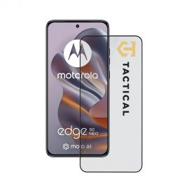Juodas apsauginis ekrano stikliukas Motorola Edge 50 Neo "Tactical Glass Shield 5D"