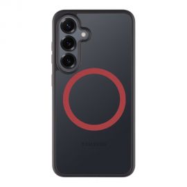 Juodas-raudonas dėklas Samsung Galaxy S25 "Tactical MagForce Hyperstealth 2.0mm"
