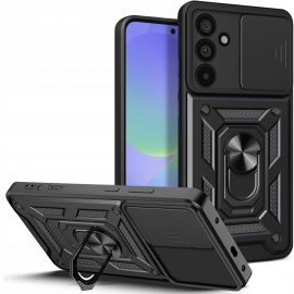 Juodas dėklas Samsung Galaxy A36 5G "Tech-Protect Camshield Pro"