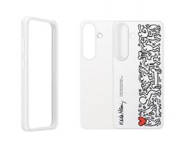 Baltas originalus dėklas EF-MS931CWE FlipSuit telefonui Samsung Galaxy S25
