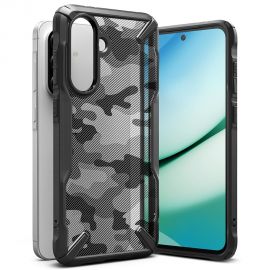 Juodas camo dėklas Samsung Galaxy A36 5G / A56 5G "Ringke Fusion X"