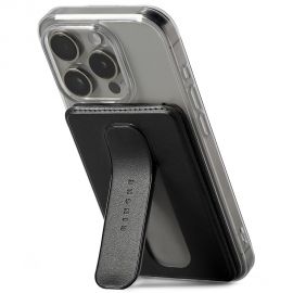 Juodas magnetinis kortelių laikiklis RINGKE WALLET SLIDE GRIP MAGSAFE UNIVERSAL MAGNETIC CARD HOLDER