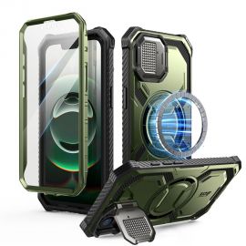 Žalias dėklas Apple Iphone 16E "Supcase IBLSN Armorbox Mag Magsafe"