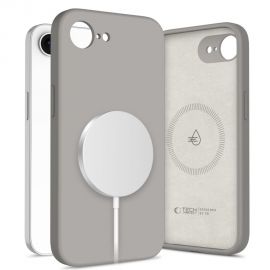 Pilkas dėklas Apple Iphone 16E "Tech-Protect Liquid Silicone Magsafe"