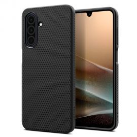 Juodas matinis dėklas Samsung Galaxy A26 5G "Spigen Liquid Air"