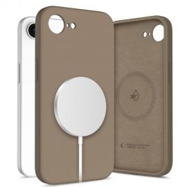 Rudas dėklas Apple Iphone 16E "Tech-Protect Liquid Silicone Magsafe"