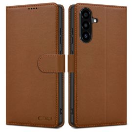Rudas atverčiamas dėklas Samsung Galaxy A56 5G "Tech-Protect Wallet"