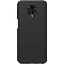 Juodas plastikinis dėklas Xiaomi Redmi Note 9 Pro/9S/9 Pro Max "Nillkin Frosted Shield"