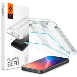 Skaidrus apsauginis stikliukas Google Pixel 9A "Spigen Glas.Tr Ez Fit" 2vnt
