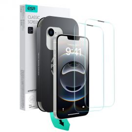 Apsauginis ekrano stikliukas Apple Iphone 13 / 13 Pro / 14 / 16E "ESR ULTRAFIT TEMPERED GLASS 2-PACK"