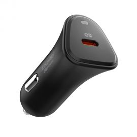 Automobilinis telefono pakrovėjas "SPIGEN ESSENTIAL EV301 1-PORT CAR CHARGER 30W"