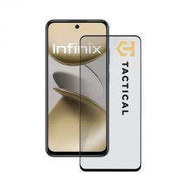 Juodas apsauginis ekrano stikliukas Infinix Hot Smart 9/Hot 50i/Hot 50 5G "Tactical Glass Shield 5D"