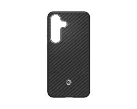 Juodas-sidabrinis dėklas telefonui Samsung Galaxy S25 "GP-FPS931PGA Spigen Enzo Aramid Magnetic
